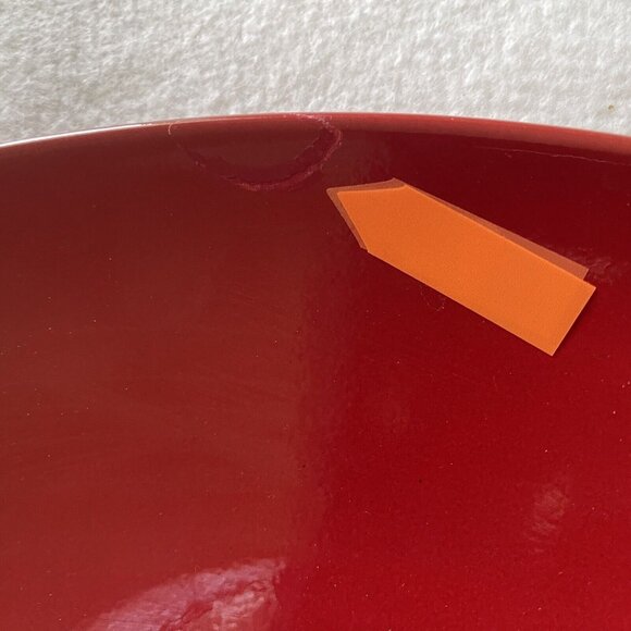 Waechtersbach Chip Dip Salsa Bowl Noble Excellence Candy Apple Red Germany FLAW - Picture 4 of 9